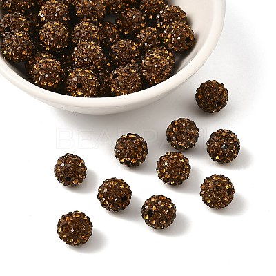 Pave Disco Ball Beads RB-H258-10MM-220-1