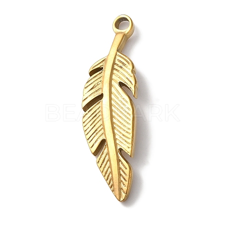 PVD Vacuum Plating 304 Stainless Steel Pendants STAS-L081-005G-03-1