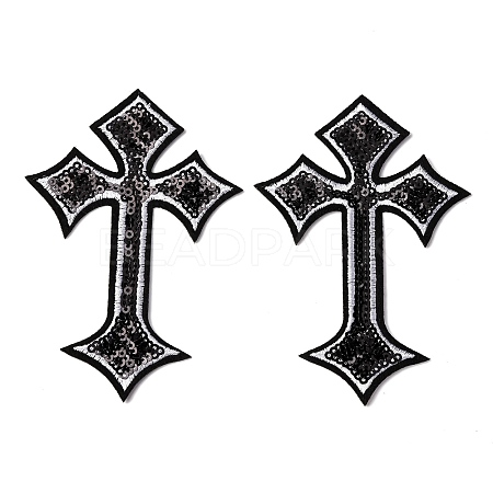 Computerized Embroidery Cloth Iron on/Sew on Patches DIY-XCP0003-86A-1