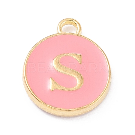 Golden Plated Alloy Enamel Charms LS-ENAM-Q437-14S-1
