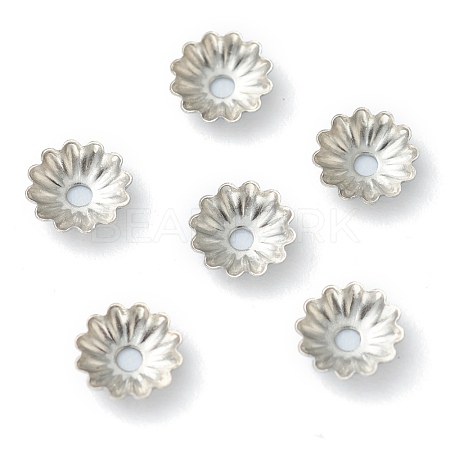 Non-Tarnish 304 Stainless Steel Bead Caps STAS-H149-27P-1