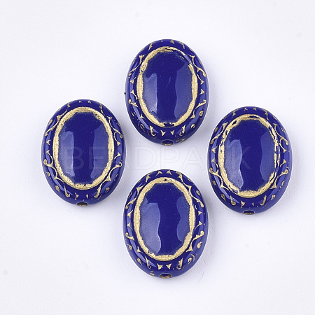 Plating Acrylic Beads X-PACR-T008-06B-1