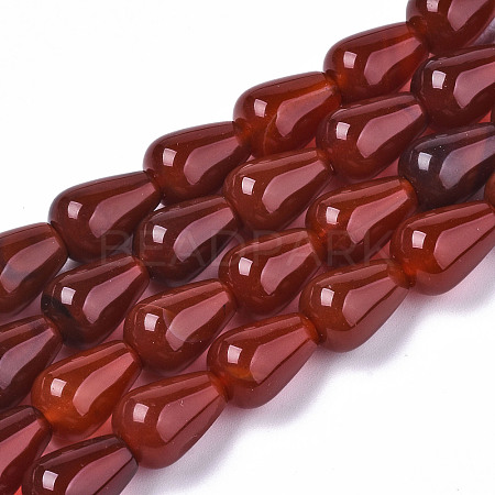 Natural Red Agate Carnelian Beads Strands G-S359-245B-1