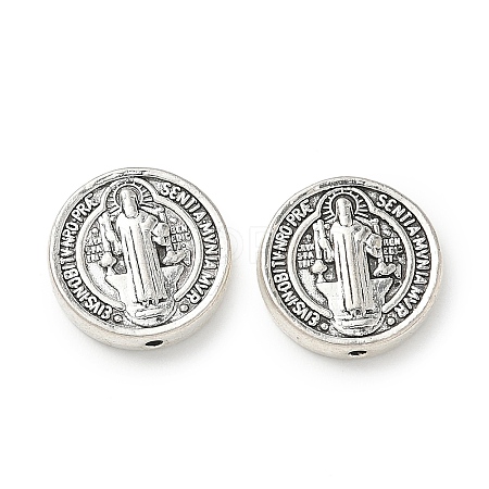 Religion Alloy Beads FIND-E051-12AS-1