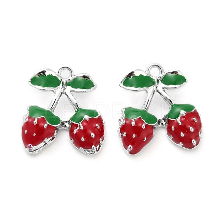 Alloy Enamel Pendants ENAM-F155-01P-1
