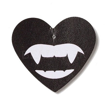 Halloween Imitation Leather Pendants FIND-K017-02B-01-1