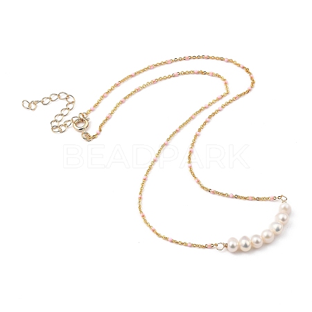 Beaded Necklaces X-NJEW-JN03005-01-1