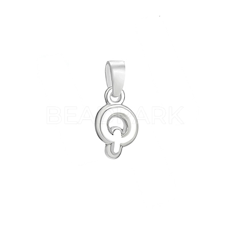 Brass Charms KK-C053-04S-Q-1