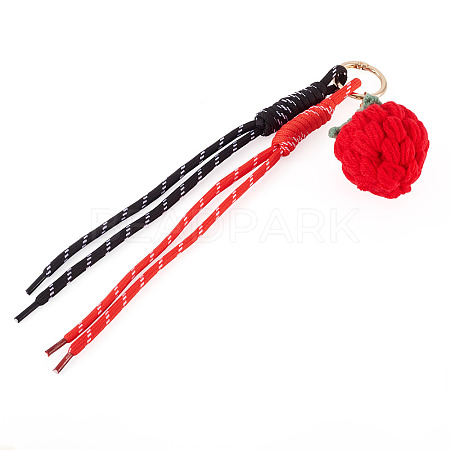 Polyester Pendant Keychains KEYC-TADJ0001-06D-1