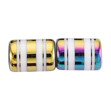 Electroplate Glass Beads EGLA-Q137-01A-A03-1