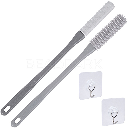 2Pcs PP Plastic Clean Brushes AJEW-CN0004-14B-1