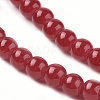 Imitation Jade Glass Beads Strands X-DGLA-S076-4mm-29-3