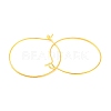 Brass Wine Glass Charm Rings Hoop Earrings X-EC067-3G-3