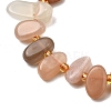 Natural Moonstone Beads Strands G-Z091-A14-4
