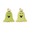 Halloween Theme Rack Plating Alloy Enamel Pendants PALLOY-O109-55LG-2