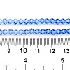 Gradient Color Baking Paint Glass Bead Strands DGLA-A039-T4mm-A020-5