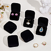 Flocking Jewelry Pendant Storage Boxes CON-WH0089-181A-4