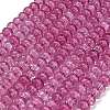 Dyed Imitation Gemstone Glass Beads Strands GL-Z001-03B-15-1