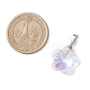 AB Color Plated Glass Pendants PALLOY-JF04596-02-2