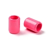 Column Rack Plating Spray Painted Alloy Beads for Jewelry Making PALLOY-F291-01-2
