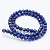 Natural Lapis Lazuli Beads Strands G-F561-6mm-G-2