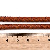 Braided Leather Cord with Core WL-F009-5mm-06-3