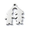 304 Stainless Steel Charms STAS-C097-33P-1