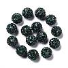 Pave Disco Ball Beads X1-RB-A130-10mm-19-2