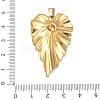 304 Stainless Steel Pendants STAS-D224-07G-03-4