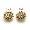 Tibetan Style Alloy Sun Beads LS-TIBEP-GC188-AG-NR-2