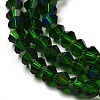 Transparent Electroplate Glass Beads Strands LS-GLAA-F029-2mm-D25-3