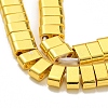 Electroplated Synthetic Non-Magnetic Hematite Beads Strands G-I360-B01-01-3