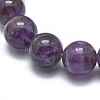 Natural Amethyst Bead Stretch Bracelets X-BJEW-K212-B-034-6
