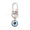 Resin Evil Eye Pendant Decorations HJEW-JM00725-01-1