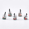 Glass Bottle Pendants GLAA-S181-04B-1