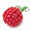 Seed Beads Beaded Pendants PALLOY-TA00159-02-3