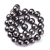 Magnetic Synthetic Hematite Beads Strands G-Q893-12mm-3