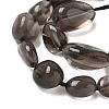 Natural Ice Obsidian Beads Strands X-G-P497-01A-15-7