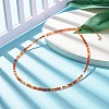 Natural Carnelian Beaded Necklaces for Women NJEW-JN03789-02-2