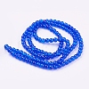 Spray Painted Crackle Glass Beads Strands CCG-Q001-6mm-14-2