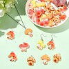 30Pcs 5 Styles Resin Pendants RESI-CJ0005-20-6