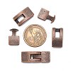 Tibetan Style Snap Lock Clasps LS-TIBE-LF11313Y-R-LF-4