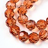 Baking Paint Transparent Glass Beads X1-DGLA-A035-T10mm-A04-4