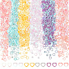 120G 6 Colors Plastic Sequins Beads PVC-CP0001-02B-1