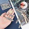 8Pcs 2 Size Alloy Cord Ends FIND-CA0003-70-3