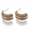 Alloy Enamel Stud Earring EJEW-N012-01G-2