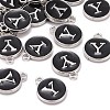 Platinum Plated Alloy Charms ENAM-S118-02Y-P-4