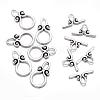 Ring Tibetan Style Alloy Toggle Clasps X-A1011Y-1