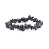 Natural Obsidian Chips Beaded Jewelry Set SJEW-JS01232-01-4