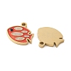 304 Stainless Steel Enamel Charms STAS-L022-166G-02-2